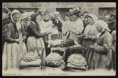 Lacemakers of Le Puy by French Photographer